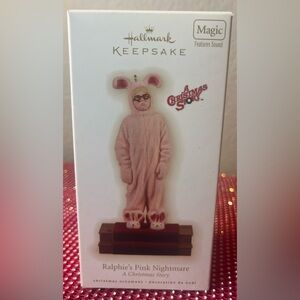 2009 Hallmark "Ralphie's Pink Nightmare" A Christmas Story Keepsake Ornament